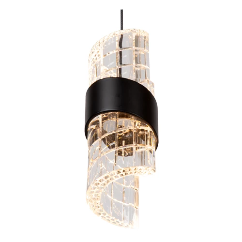 Lucide KLIGANDE - Pendant light - Ø 30 cm - LED Dim. - 5x8W 2700K - Black - detail 2